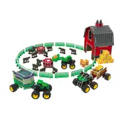 John Deere Monster Treads Eco-Snaps Buildable Barn Kids Vehicle Farm Play Set 6+