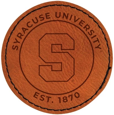 Syracuse Orange Officially Licensed Circular Leatherette Patch