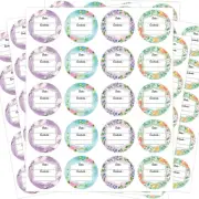 300 Waterproof Canning Labels for Jars Labels Food Labels round for Food Contain