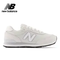 在飛比找PChome24h購物優惠-[New Balance復古鞋_男性_灰白色_ML515WH