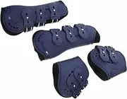 BELLIFFY Horse Leg Braces 4 Pack Running Boots Protective Guards for Jumping Training Equestrian Sports