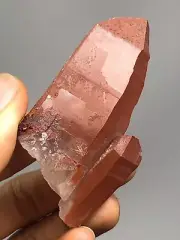Red Quartz Crystal Cluster Point Morocco 2.0oz N34