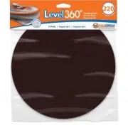 Full Circle SD220-5 Aluminum Oxide 220-Grit Hook/Loop Sanding Disc 8.75 in.
