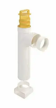 4" Tuf-Tite Effluent Filter w/Adapter Fitting & Solids Deflector - Septic Filter