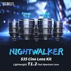 SIRUI S35 16mm 75mm T1.2 Night Walker Cine Lens Canon Sony Fujifilm M4/3 Leica
