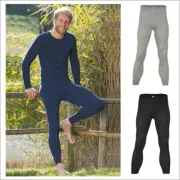 ENGEL Men's Thermal Underwear Long Johns Leggings, Organic Merino Wool Silk