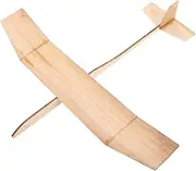 WOONEKY Unfinished Wood Airplane Model Kit Lightweight Hand Thrown Glider for Adults Easy Assembly DIY for School Art Projects Outdoor Fun