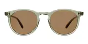 Garrett Leight CARLTON SUN JUN/MAG Men's Sunglasses Green Size 47