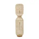 Lexi Lighting Twirla Rattan Floor Lamp - Large