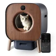 [EU Direct] PAWBBY Self-Cleaning Large Capacity Smart Cat Litter Box Remote App Control Data Tracking Free Of Scooping