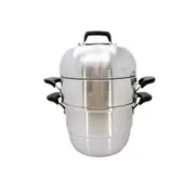 Chaobao Iron Man Stainless Steel Premium 3 Tier Steamer Cookware 26cm