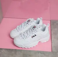 在飛比找蝦皮購物優惠-FILA 老爹鞋 鋸齒鞋 白色 經典 韓國 韓版 鋸齒 厚底