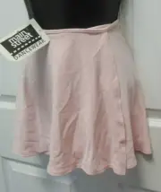 Matte spandex Main Street Dance Ballet Wrap Skirt light Pink Adult Medium