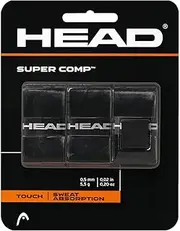 HEAD Super Comp Racquet Overgrip - Tennis Racket Grip Tape - 3-Pack,