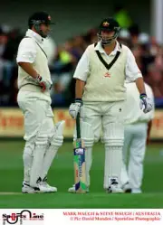 Mark Waugh & Steve Waugh Australia Old Player Cricket Photo 1