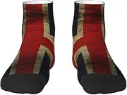[JBYJBX] British Flag Print Adult Socks Womens Mens Workout Thermal Cozy All-Season Gift Holiday Articles Use