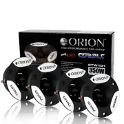 4 Orion Cobalt 3.75" Super Tweeters 350W Max Power Car Audio Two Pair CTW101