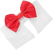 Yardwe Cute Bow Tie Cat Collar Pet Kitten Neckwear Cotton Suitable for Parties Events