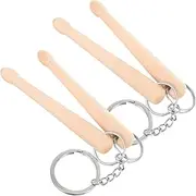 [HEALEEP] 2pcs Drum Stick Key Chain Unique Mini Drumstick Pendant Keyring for Key Decoration Backpack Charm and Bag Pendant for Drummers and Music Lovers