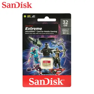 SanDisk Extreme A2 32G 64G microSD 行動裝置電玩 記憶卡 安卓適用 廠商直送