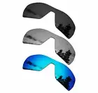 SmartVLT Polarized Replacement Lens for-Oakley Offshoot - Black & Silver & Blue