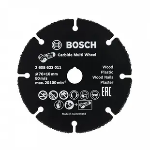 BOSCH博世 碳化鎢多功能鋸片(76X0.9X10mm) GWS 10.8 用 片