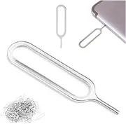 20pcs Sim Card Eject Pin Key Tool Needle SIM Card Tray Removal Eject Pin Key Tool for iphone Stainless Steel Needl