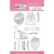 PhotoPlay Photopolymer Clear Stamps-Smitten PSMI4355