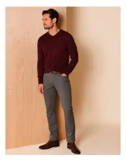 [Reserve] Myles Stretch 5 Pocket Pants in Charcoal