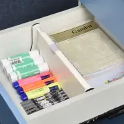 4 Packs Adjustable Drawer Dividers Division Board Expandable Organizer Desk