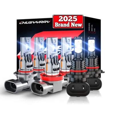 Para For Toyota 4Runner 2006 - 2008 2009 LED Faro Alto/Bajo +Faros antiniebla (for: Ford)