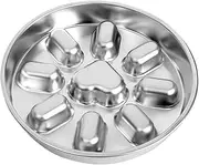 Slow Feeder Dog Bowls - Puzzle Slow Feed Dog Bowl,Stainless Steel Non Slip Anti Choking Maze Dishes, Pet Supplies Food Containers Bloat Stop for All Breeds
