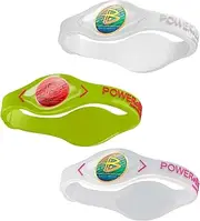 the Original Genuine Performance Wristband, Silicone rubber Wristbands Bracelets sports bracelet wristband for men women, power 3 pack bangles, safe Waterproof Lightweight durable, size
