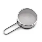 Stainless Steel Flour Powdered Sugar Handheld Mesh Strainer Filter Baking Sieve