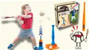 ⚾️ Kids Baseball Tee T Ball Set for Kids Includes 3 Balls with ball launcher ⚾️