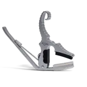 Kyser Short-Cut Partial Guitar Capo (Silver)