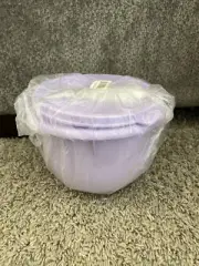 Tupperware Small Mixing Bowl Container Tazon para Batir Chico Color Lilac Lila