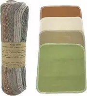 BEECO GIF2U Reusable Paper Towels 20 Pack,Washable Napkin Cloth Set of 4 Colors of Paperless Towel-100% Cotton,Super Soft,Absorbent Made To Last-Cut Back and Zero Waste Product for Household Cleansing
