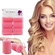 Foam Hair Rollers,Overnight Hair Curlers - Overnight Hair Curlers Foam Hair Roller Sleeping Hair Curlers Flexible Hair Styling Curlers Sponge Curlers for Hairdressing Styling Puissance