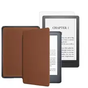 StylePro, Combo Kindle Paperwhite 6.8” Case With Hand Strap And Screen Protector, Brown.