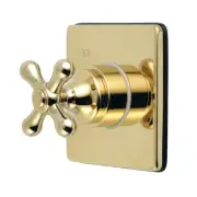 Kingston Brass KS304.AX Single Handle 3 Function Diverter Valve - Brass