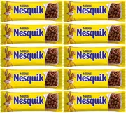 10 NESQUIK Breakfast Cereal Bars with Vitamins and Calcium 25g 0.88oz