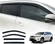OAD4X4 Weathershields Compatible with Toyota Kluger 2013-2021, Weather Shields Window Visors Wind Deflectors Sun Rain Guard 4PCS Set