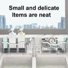 Sink Rack Oblique Shape Quick Draining Kitchen Sink Shelf Soap Towel Rack