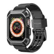 For Apple Watch 10 46mm Ub Pro Heavy-duty Scratch Resistant Rugged Cover with Adjustable Strap Watch Band
