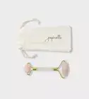 Rose Quartz Face Roller in Drawstring Bag Facial Massager Papinelle