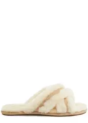 Ugg Scuffita Shearling Slippers - Sand 8