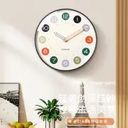 鐘錶掛鐘客廳家用時尚簡約創意靜音2023新款時鐘掛牆石英鐘掛錶