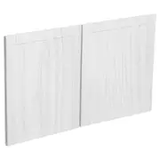 Kaboodle 900mm Provincial White Country Medium Rangehood Doors - 2 Pack