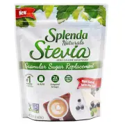 Stevia Zero Calorie Sweetener Jar Refill, Plant Based Sugar Substitute Granulate